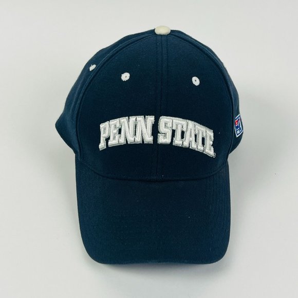 The Game A Flex NCAA Penn State Nittany Lions Football Mens OSFM Blue Ball Hat - Picture 1 of 6